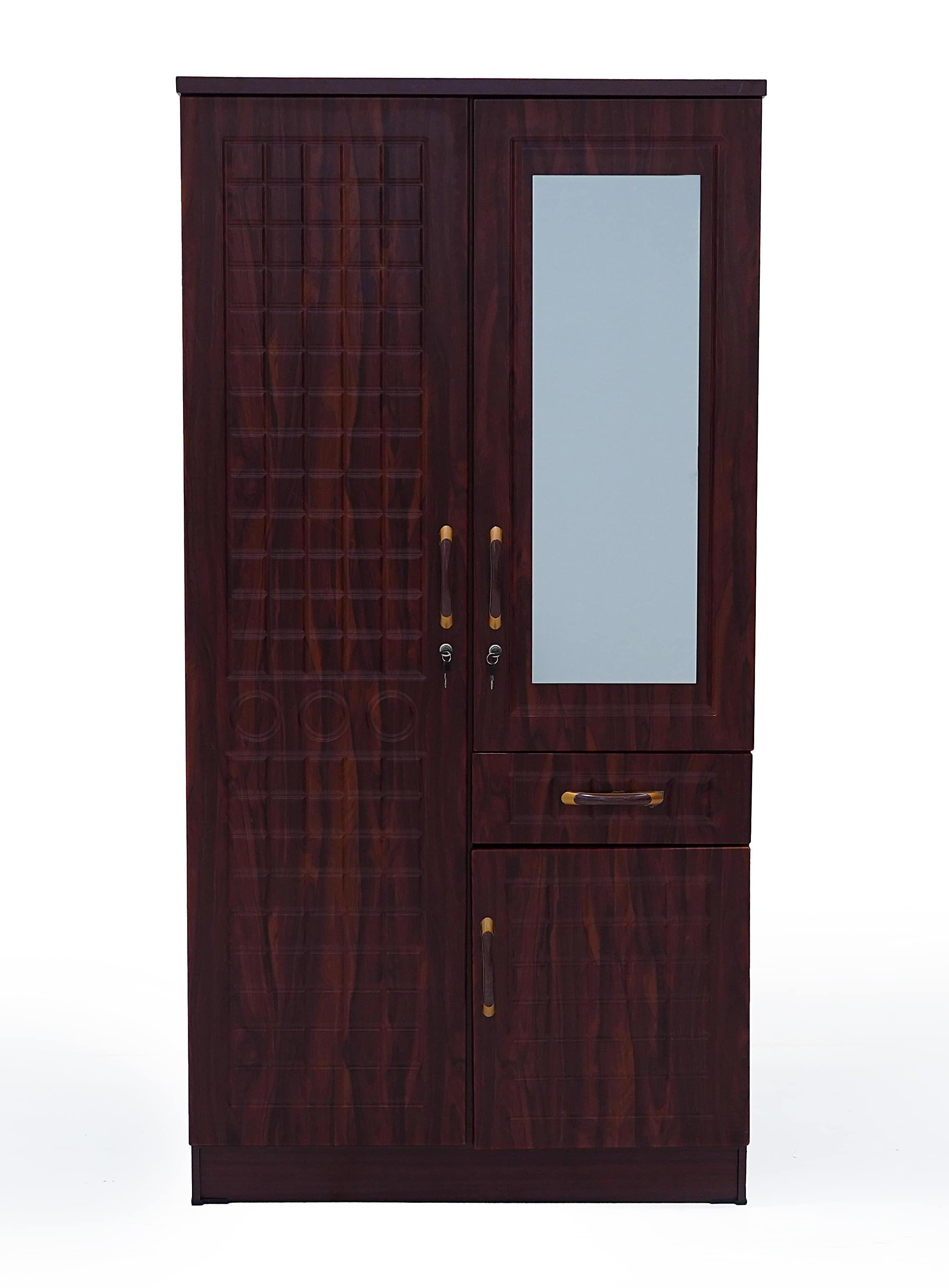 NAD-7728 Two Door Wooden Wardrobe